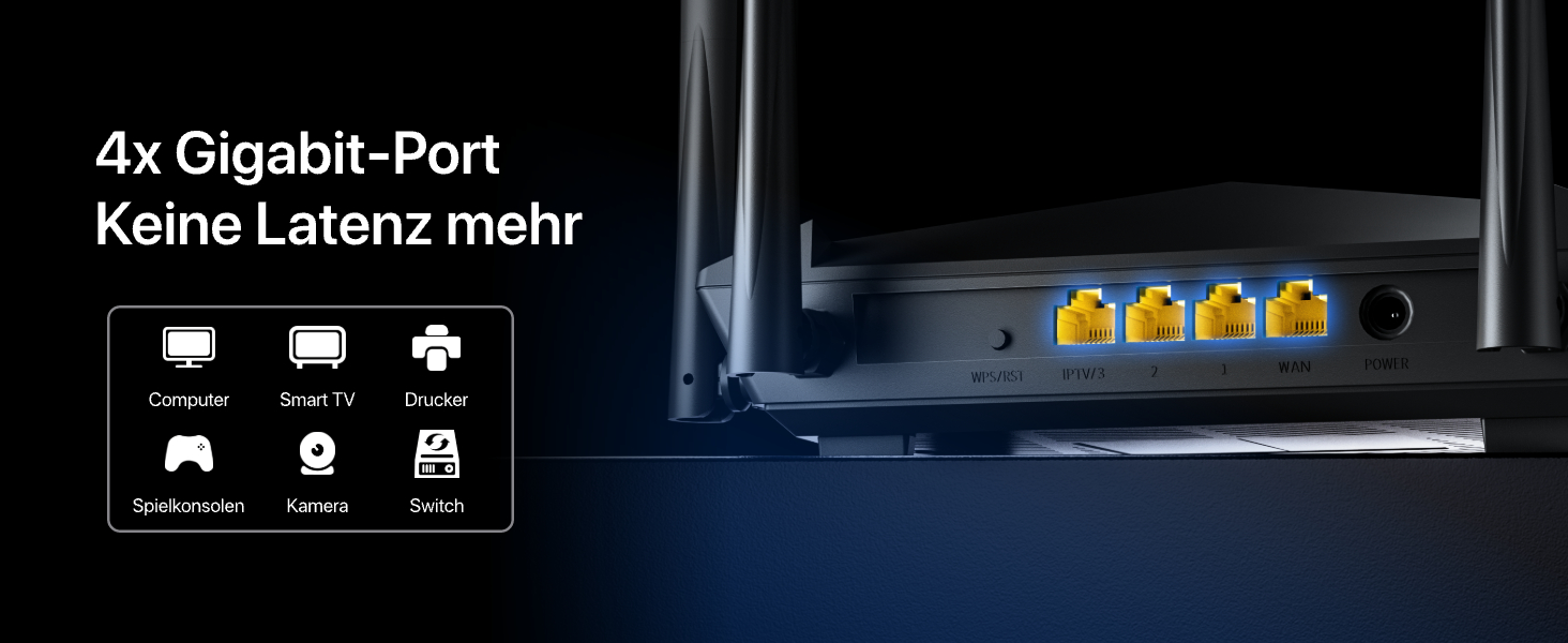 Tenda AC10 Dualband-WLAN-Router – Detail 7
