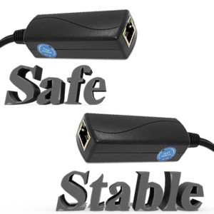 Revotech Gigabit PoE-Splitter 48 V auf 12 V mit 5,5 x 2,1 mm Buchse – Detail 6