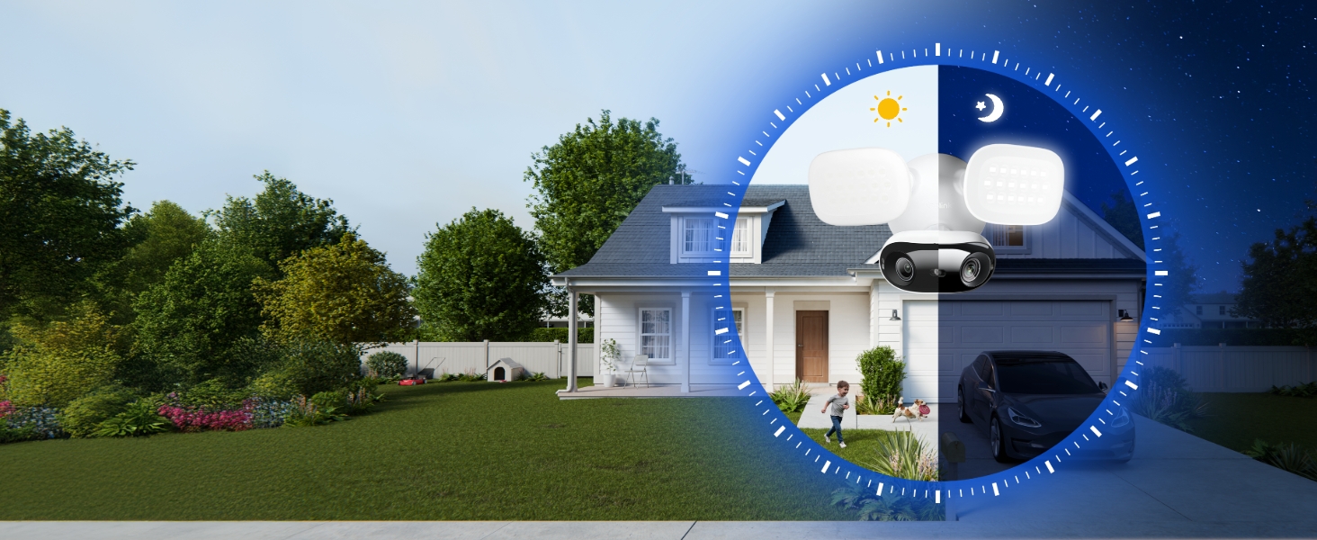 Reolink Elite Floodlight WiFi Flutlichtkamera mit 180°-Panorama – Detail 6
