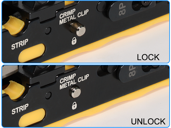 Lsoar RJ45 Crimpzange Set mit Cat6-Steckern – Detail 4
