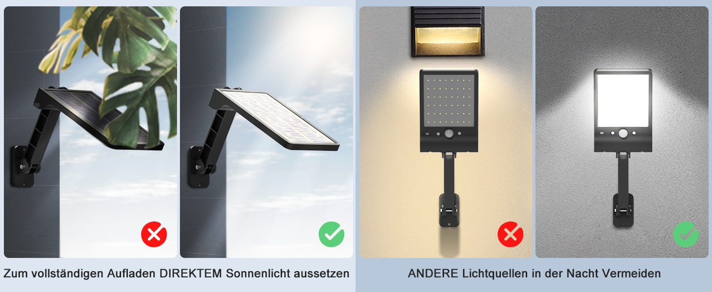 COLBOR SL48 Solarlampe mit Bewegungsmelder und Fernbedienung – Detail 3