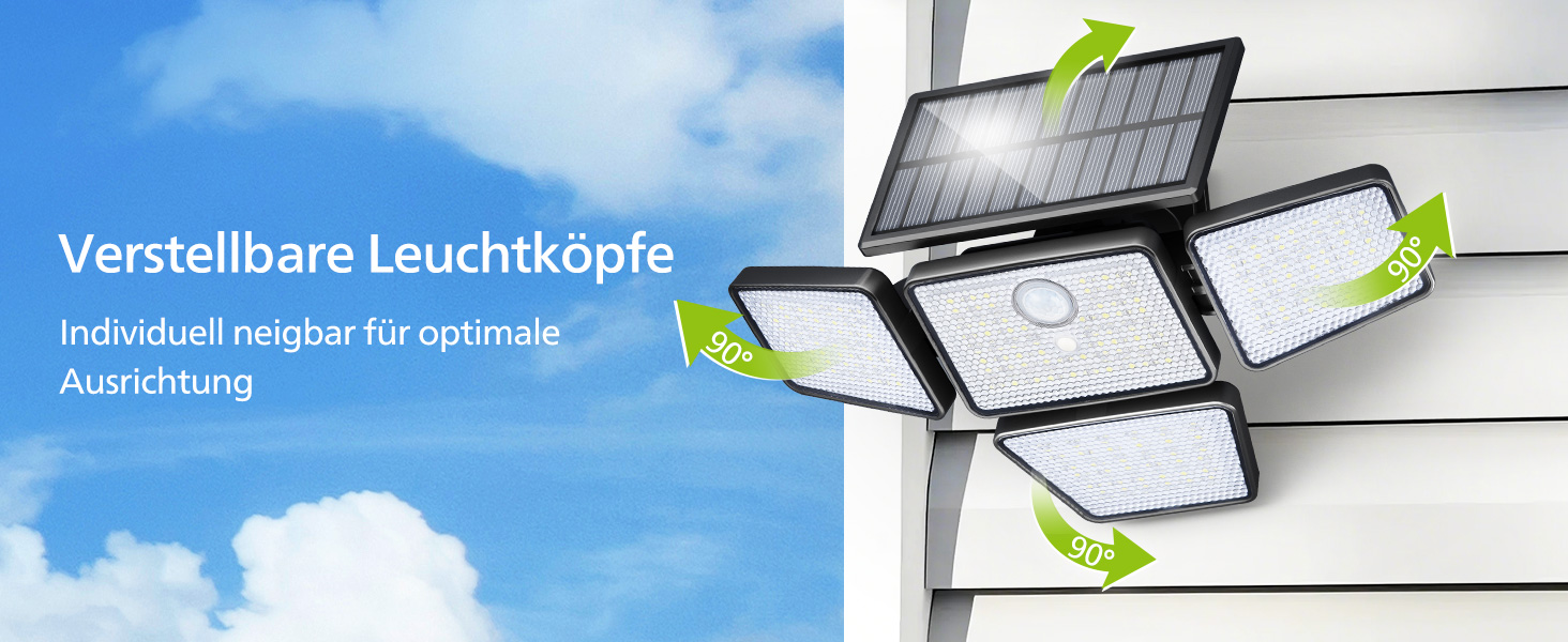 Philips Solarlampe Aussen mit Bewegungsmelder und Fernbedienung, 196 LED – Detail 8