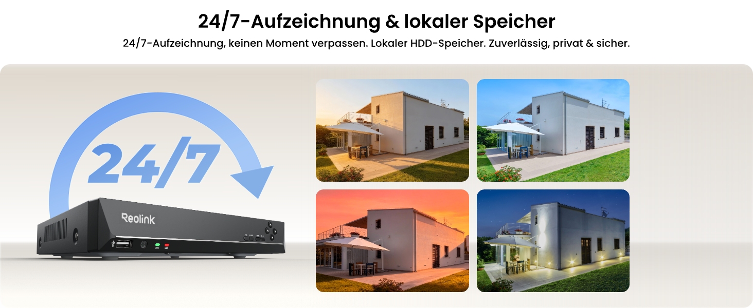 Reolink NVR RLN8-410 8-Kanal PoE Rekorder mit 2 TB Festplatte – Detail 6