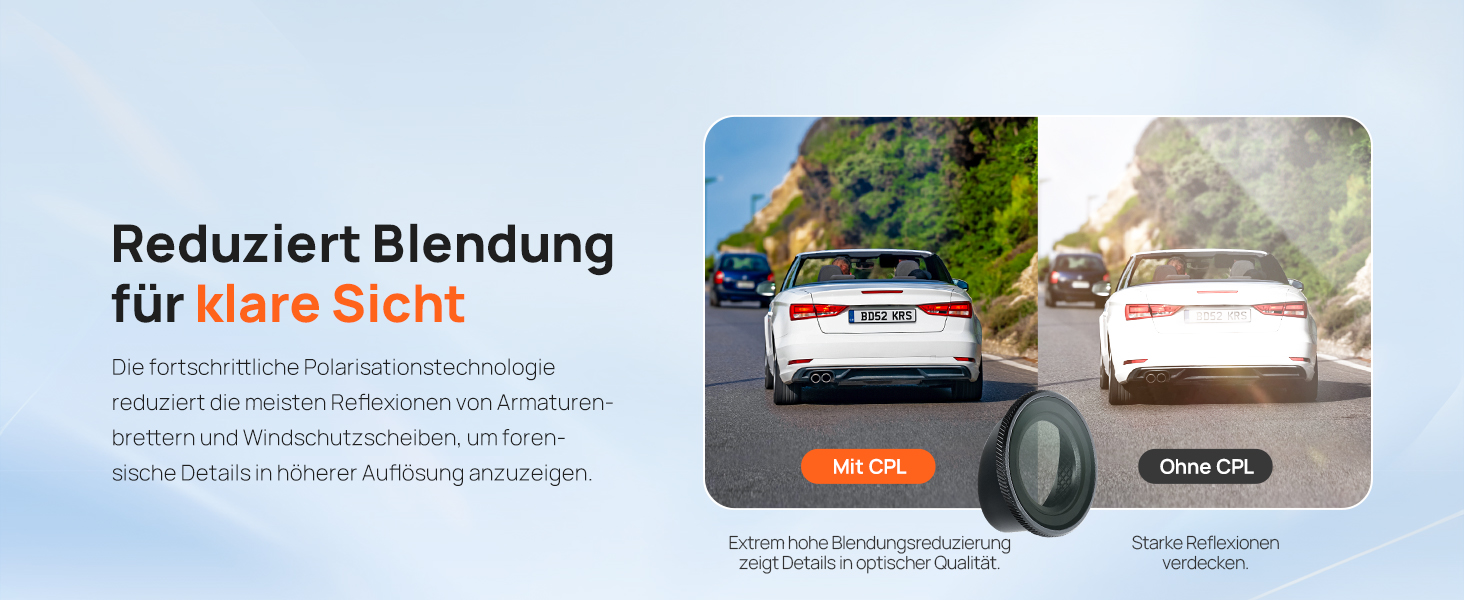 70mai CPL-Polarisationsfilter für Dash Cam 4K Omni X800 – Detail 2