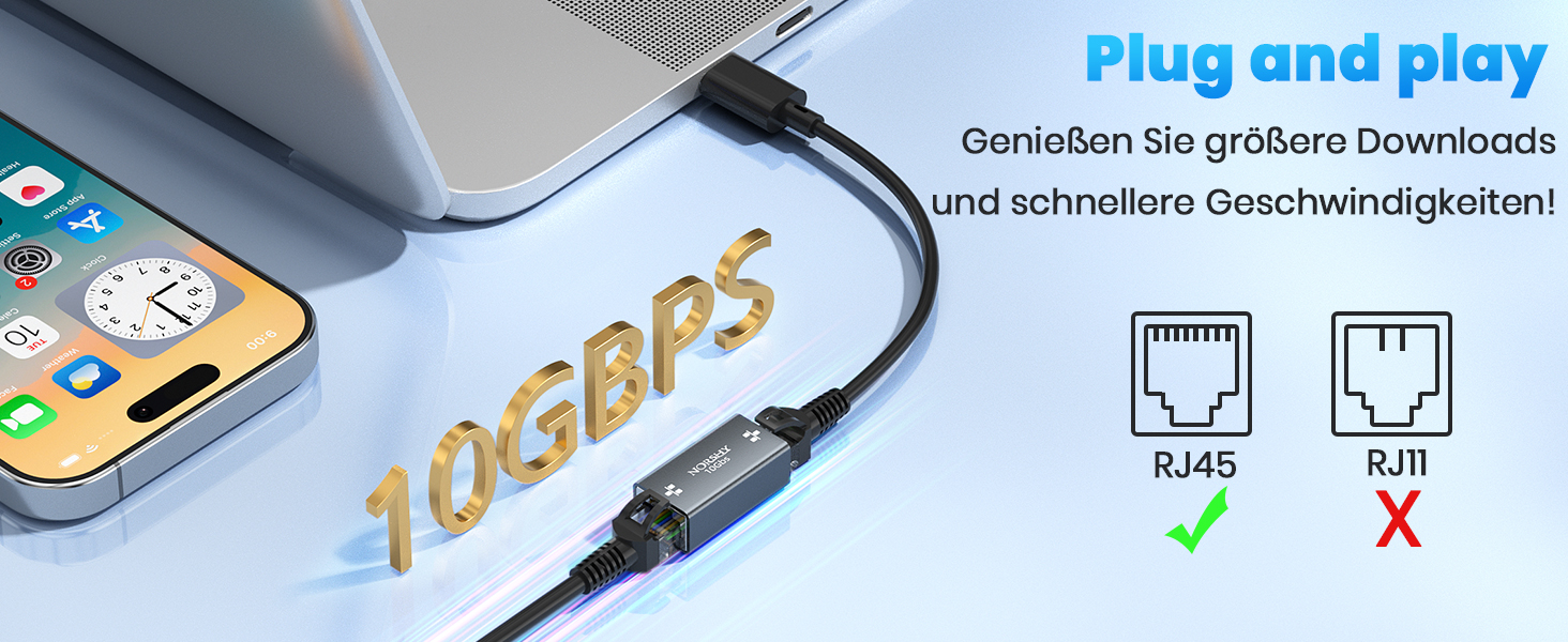 NORSHY RJ45 Kupplung 10 Gbit/s – Detail 4