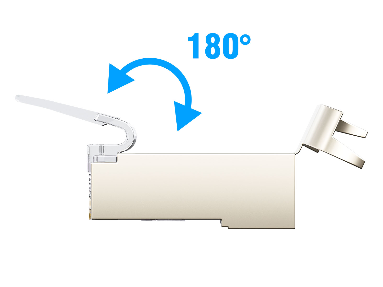 iwillink CAT 7 RJ45 Stecker vergoldet geschirmt – Detail 4