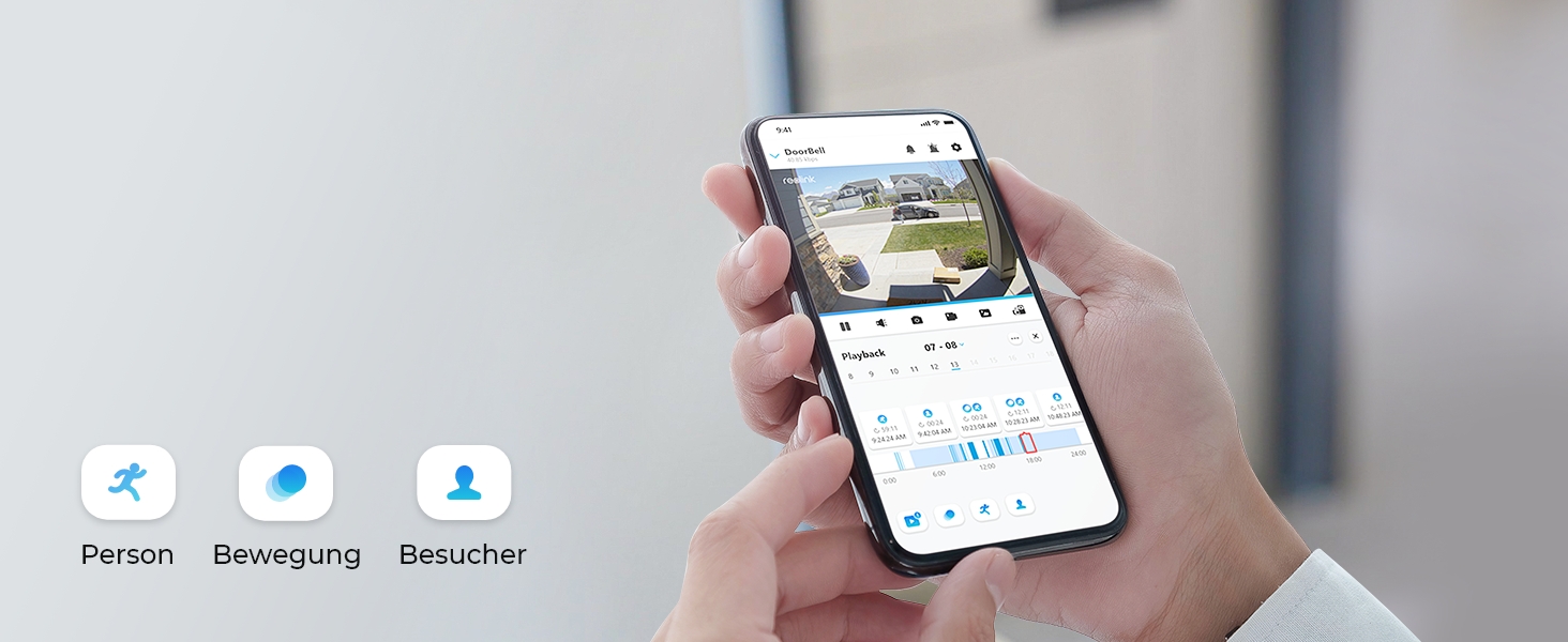 Reolink Video-Türklingel WiFi 5MP mit Home Hub Mini – Detail 6