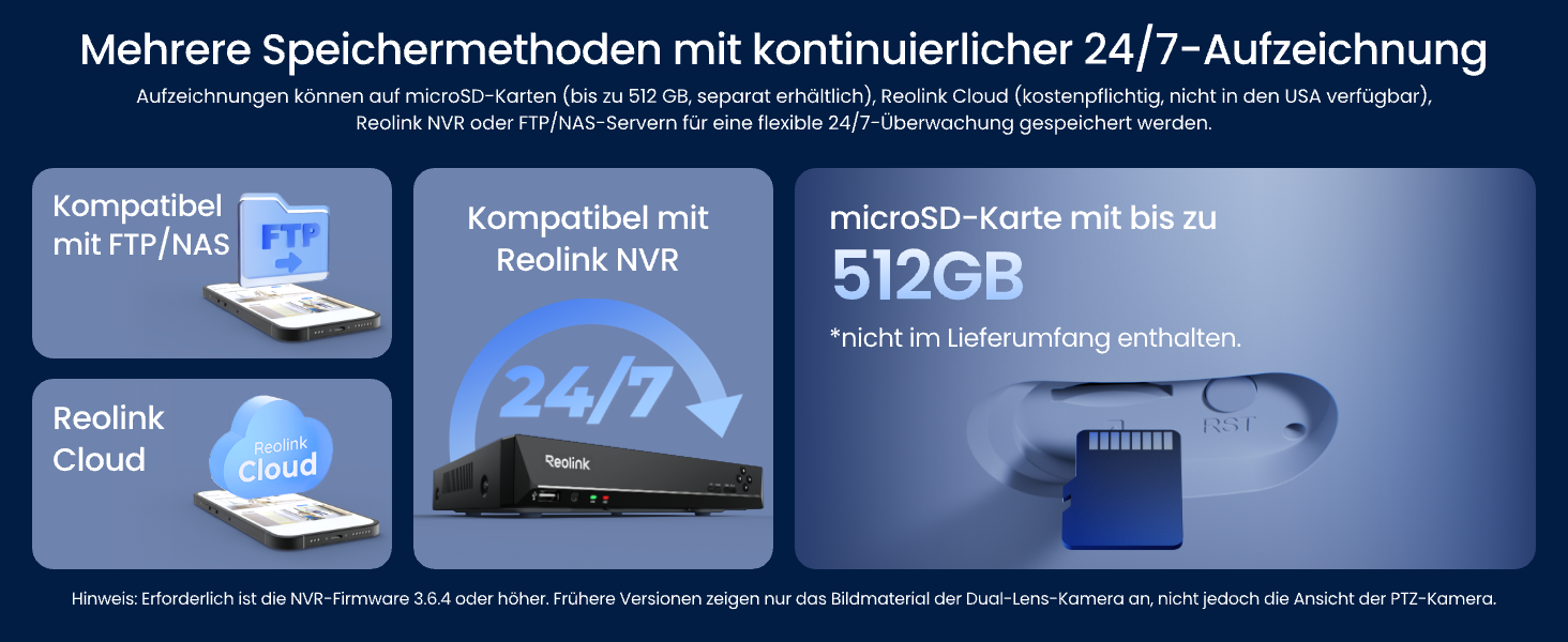 Reolink OMVI 3i PoE Panorama-Überwachungskamera mit 180° und Schwenkkamera – Detail 9