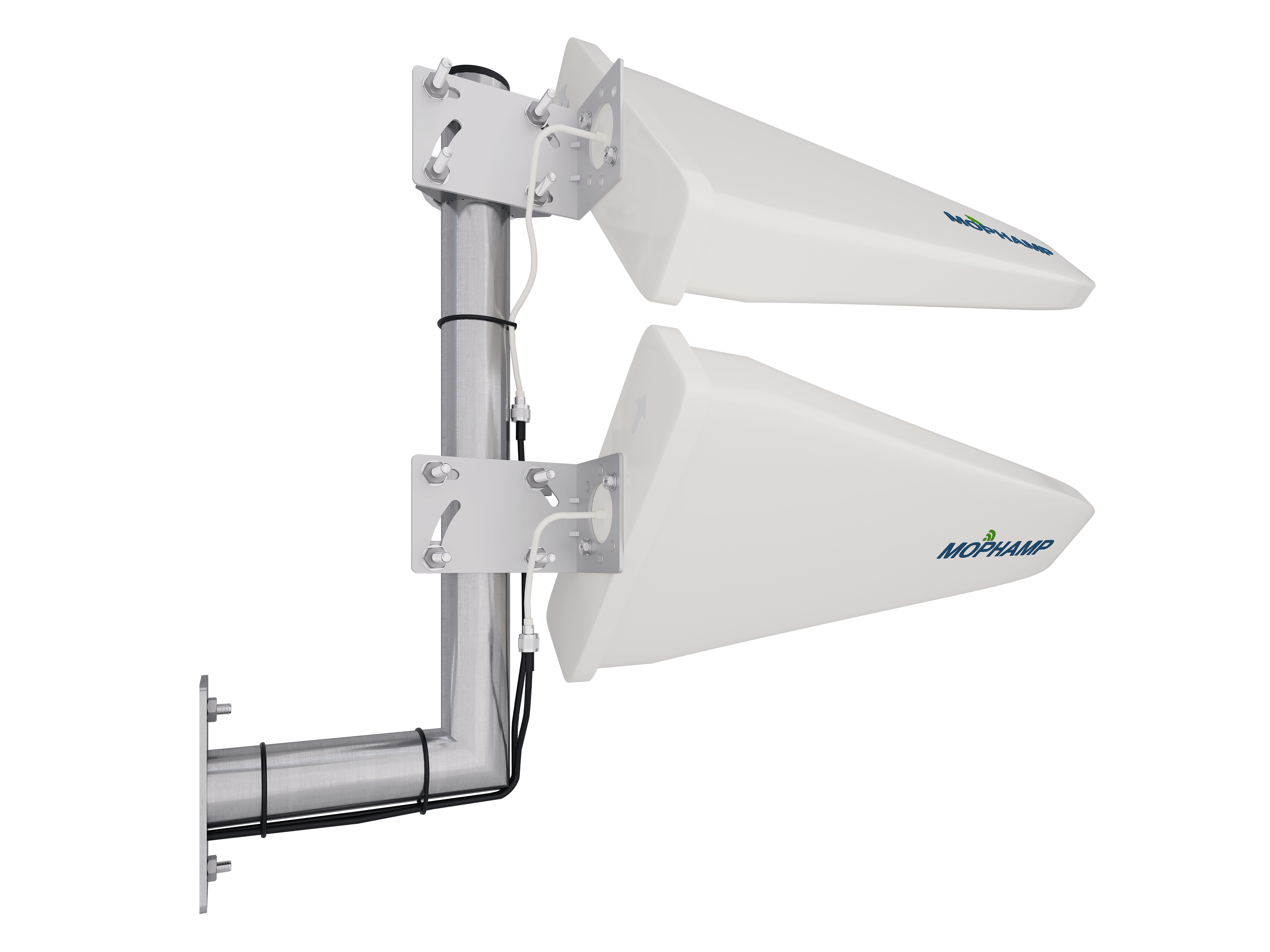MOPHAMP 4G/5G Outdoor-Antenne MIMO 2x2 mit 15 dBi – Detail 3