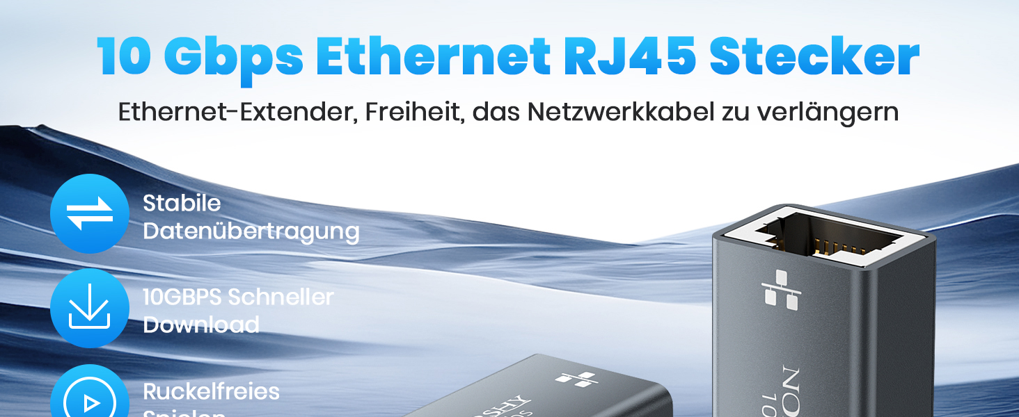 NORSHY RJ45 Kupplung 10 Gbit/s – Detail 1