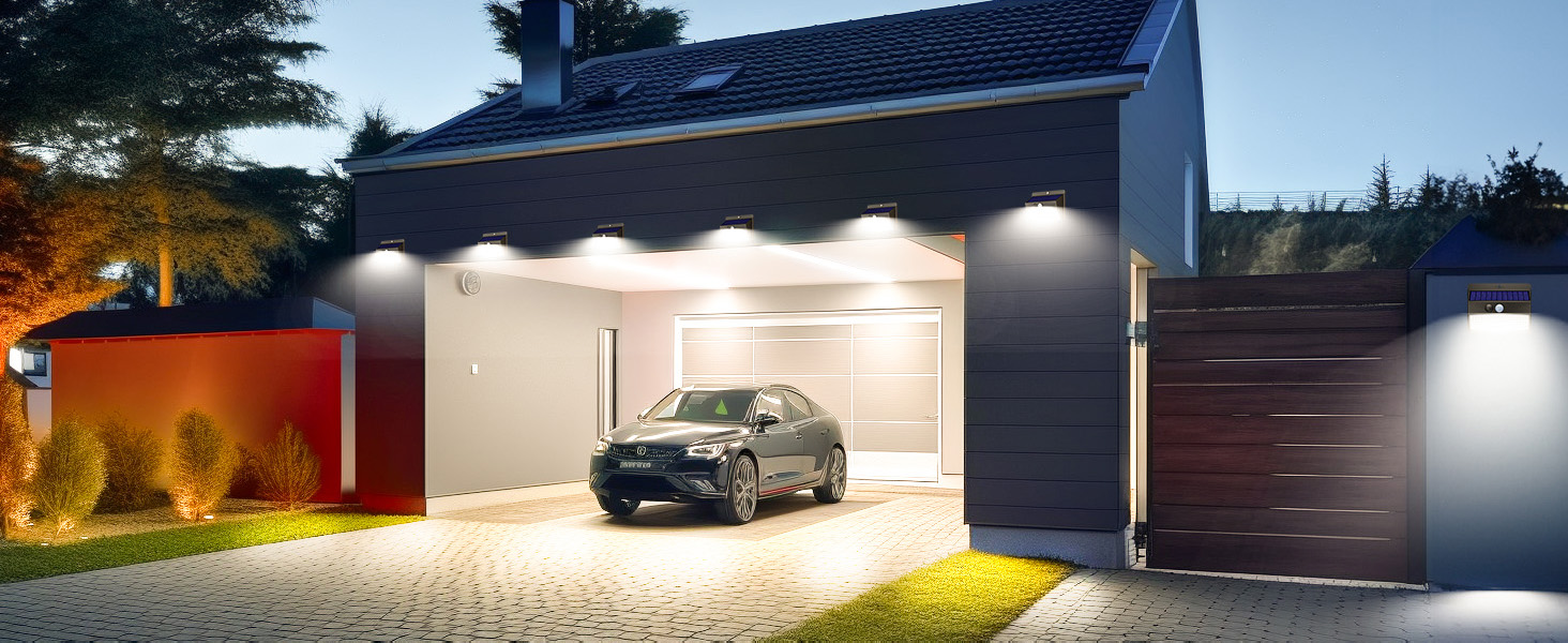 Peasur Solarlampe mit Bewegungsmelder für den Aussenbereich – Detail 5
