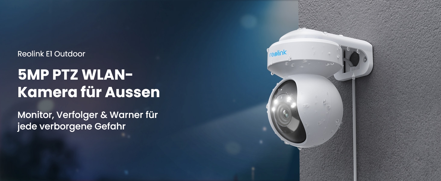 Reolink Home Hub Mini mit zwei E1 Outdoor PTZ-Kameras – Detail 1