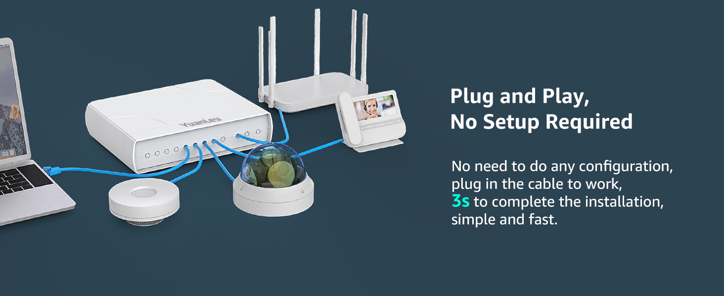 YuanLey 4-Port PoE-Switch Gigabit mit IP65-Gehäuse für Ausseneinsatz – Detail 7