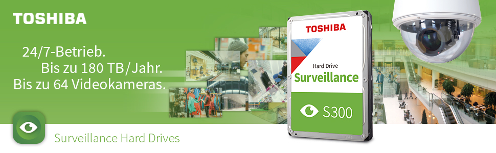 Toshiba S300 Surveillance-Festplatte 4 TB, 3,5 Zoll, SATA – Detail 1