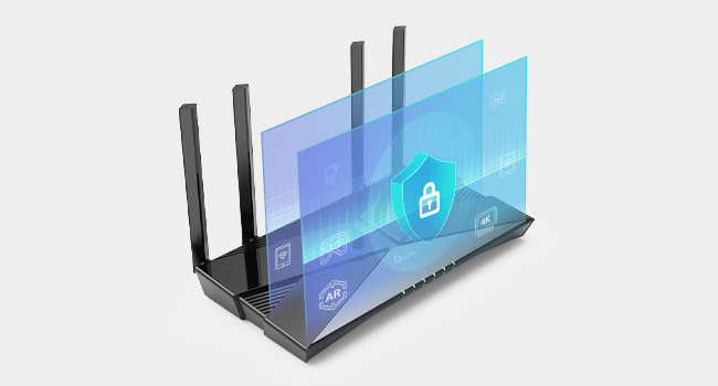 TP-Link Archer AX53 Wi-Fi 6 WLAN-Router mit vier Antennen – Detail 8
