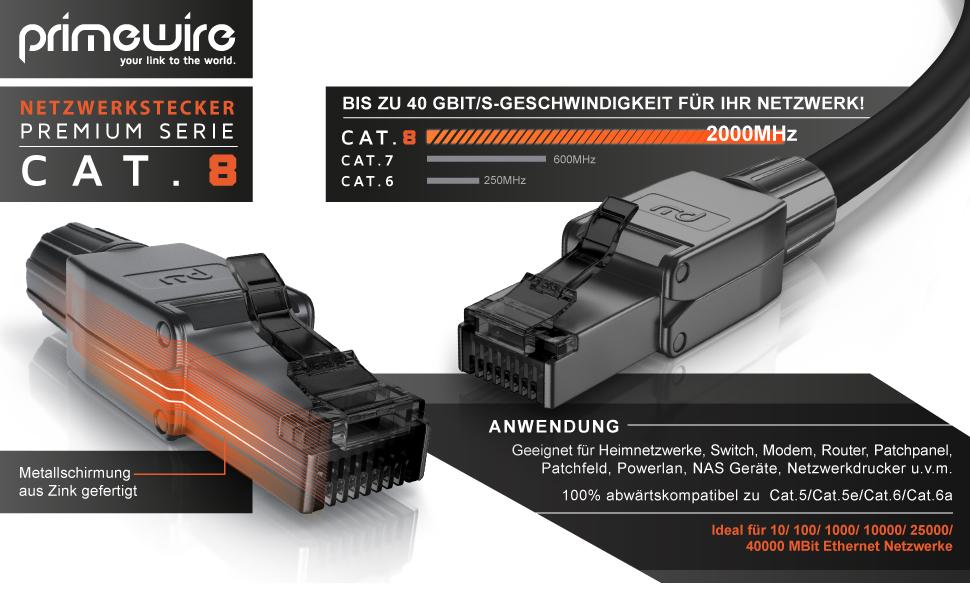 CSL feldkonfektionierbarer RJ45-Stecker Cat6/7, 4 Stück – Detail 1