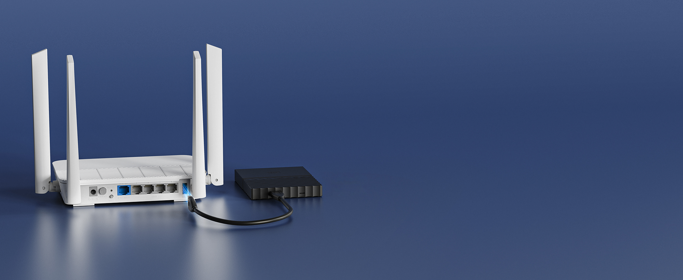 Cudy WR3000P Mesh-Router Wi-Fi 6 AX3000 mit PoE und 2,5-Gbit-WAN – Detail 6