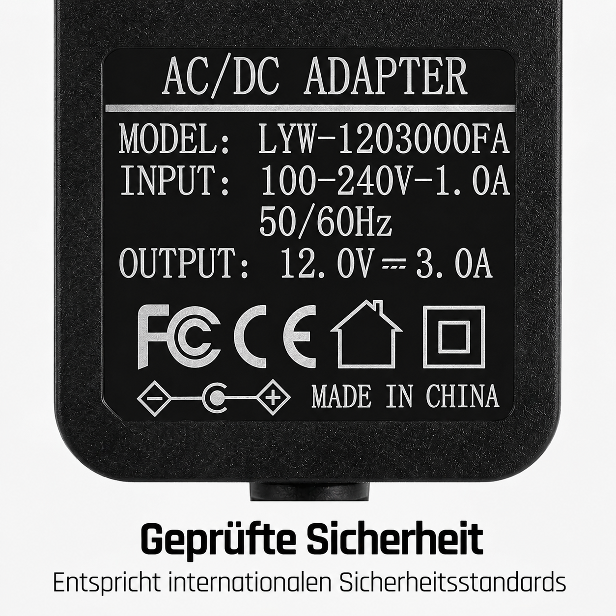 Bpzmm Netzteil 12V 3A 36W mit DC-Stecker 5,5 x 2,5 mm – Detail 5