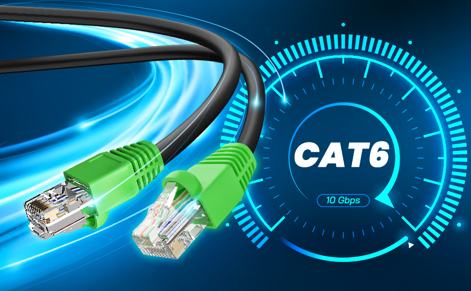 GEARit Outdoor Cat6 Netzwerkkabel 30 m, schwarz – Detail 2