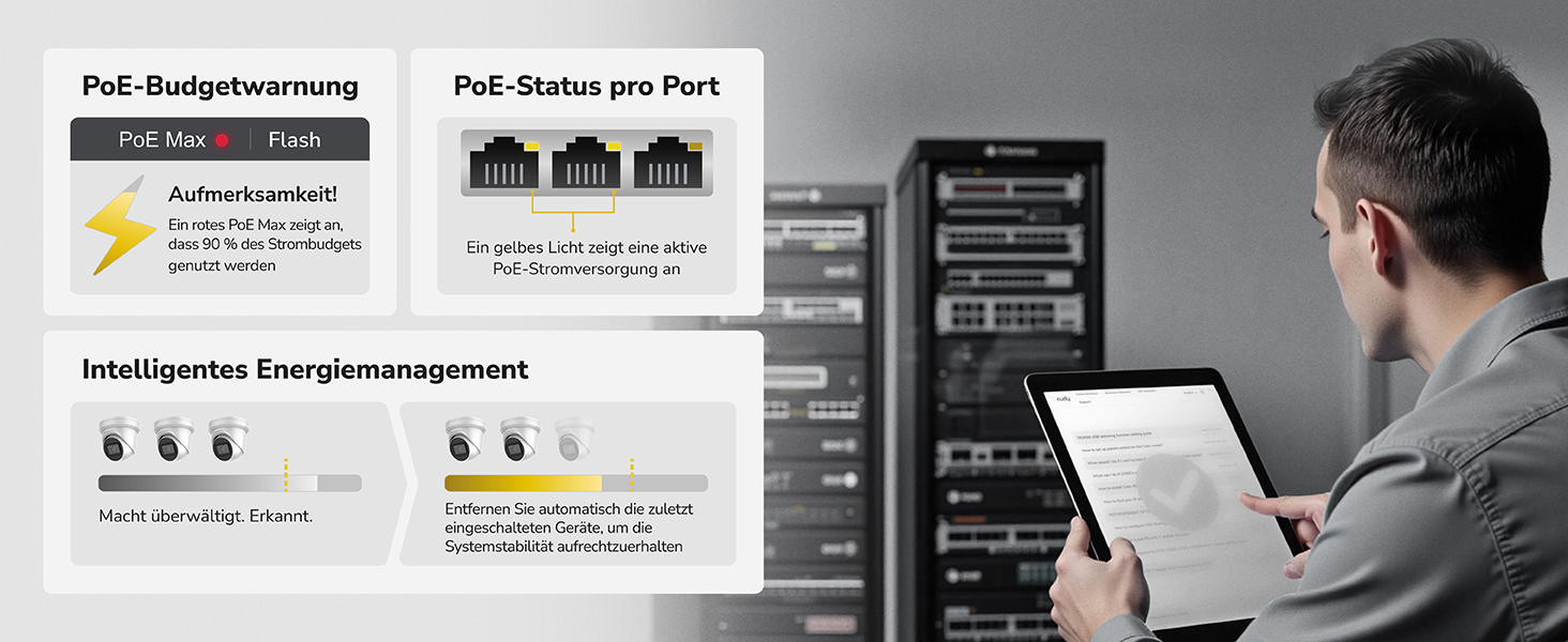 Cudy GS105P PoE+ Switch mit 5 Ports – Detail 5