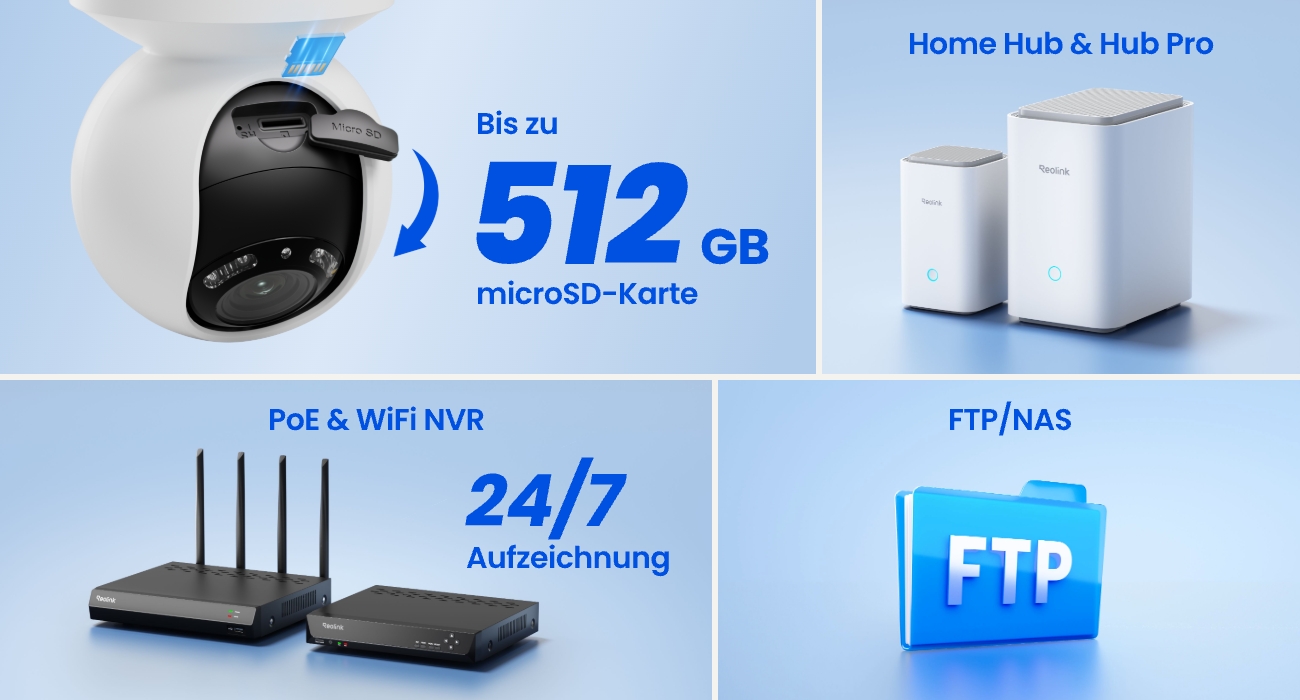 Reolink E1 Outdoor Pro 4K PTZ WLAN Überwachungskamera – Detail 3