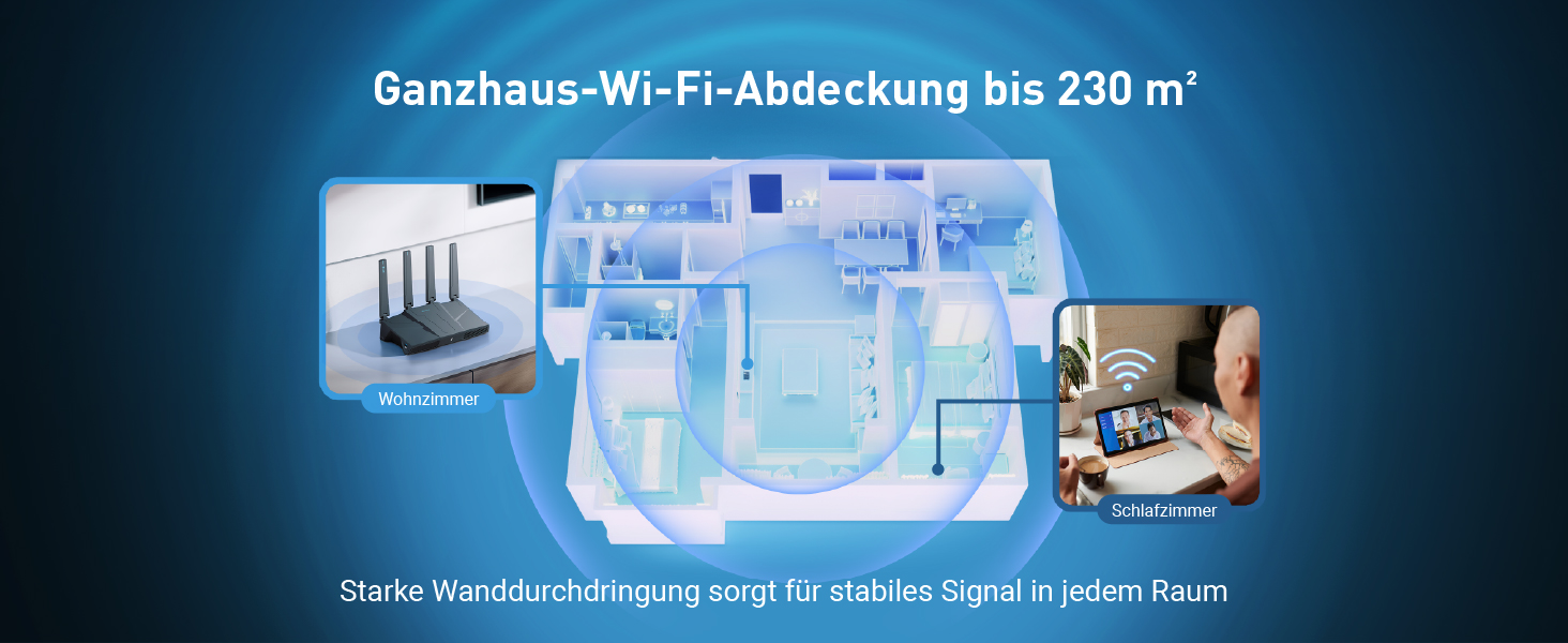 GL.iNet Flint 3e Wi-Fi 7 Router mit VPN – Detail 2