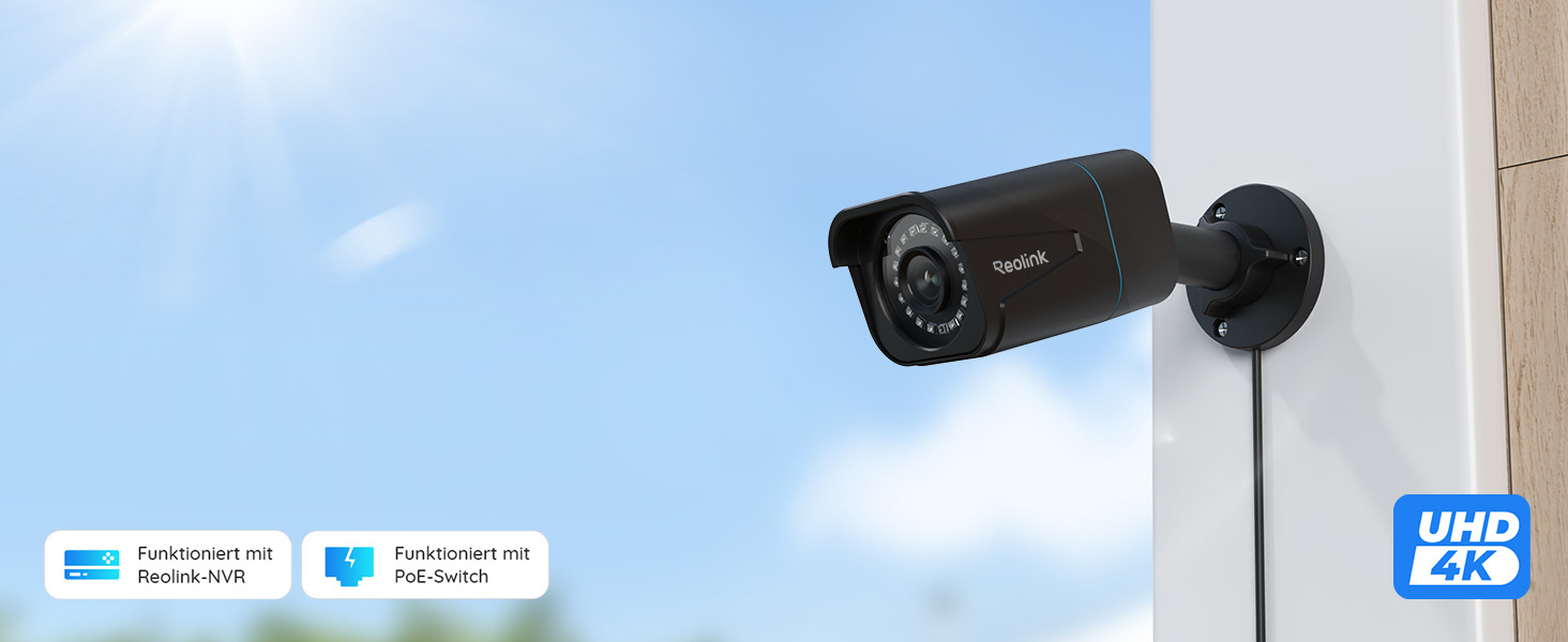 Reolink RLC-810A-B 4K PoE Überwachungskamera Bullet – Detail 1