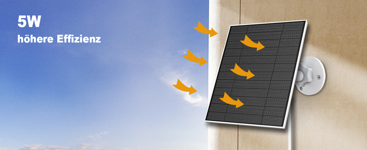 EverExceed Solarpanel 5W für eufy-Kameras – Detail 5