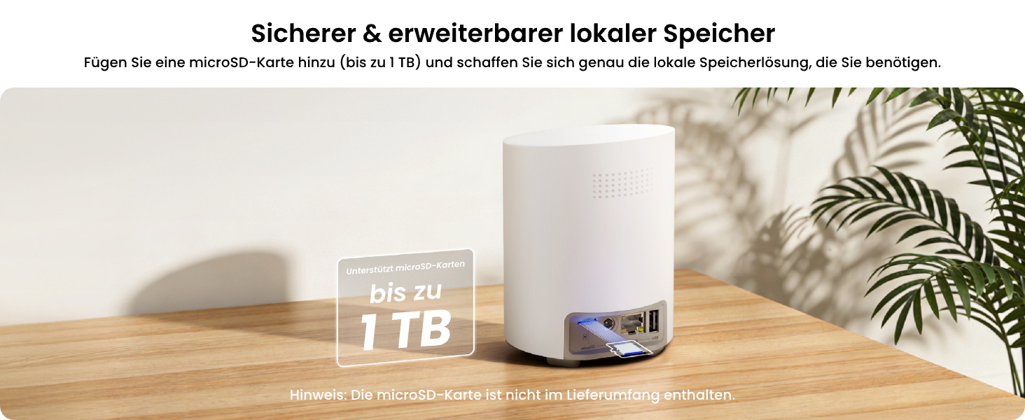 Reolink Home Hub Mini Set mit zwei Argus Solar 3K Akku-Kameras – Detail 4