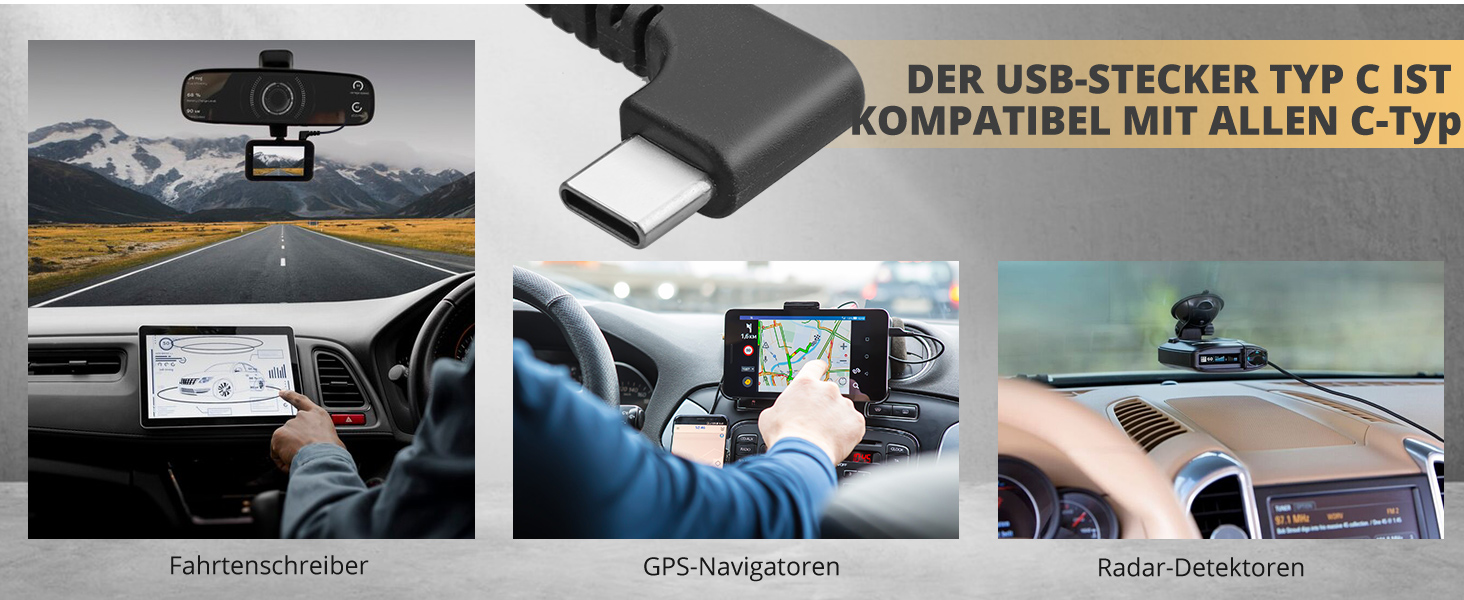 AMTOVL USB-C Hardwire-Kit für Dashcams, 12–24 V, mit Sicherungsadaptern – Detail 4