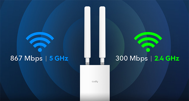 Cudy AP1200 Outdoor Access-Point mit Dualband-WLAN – Detail 2