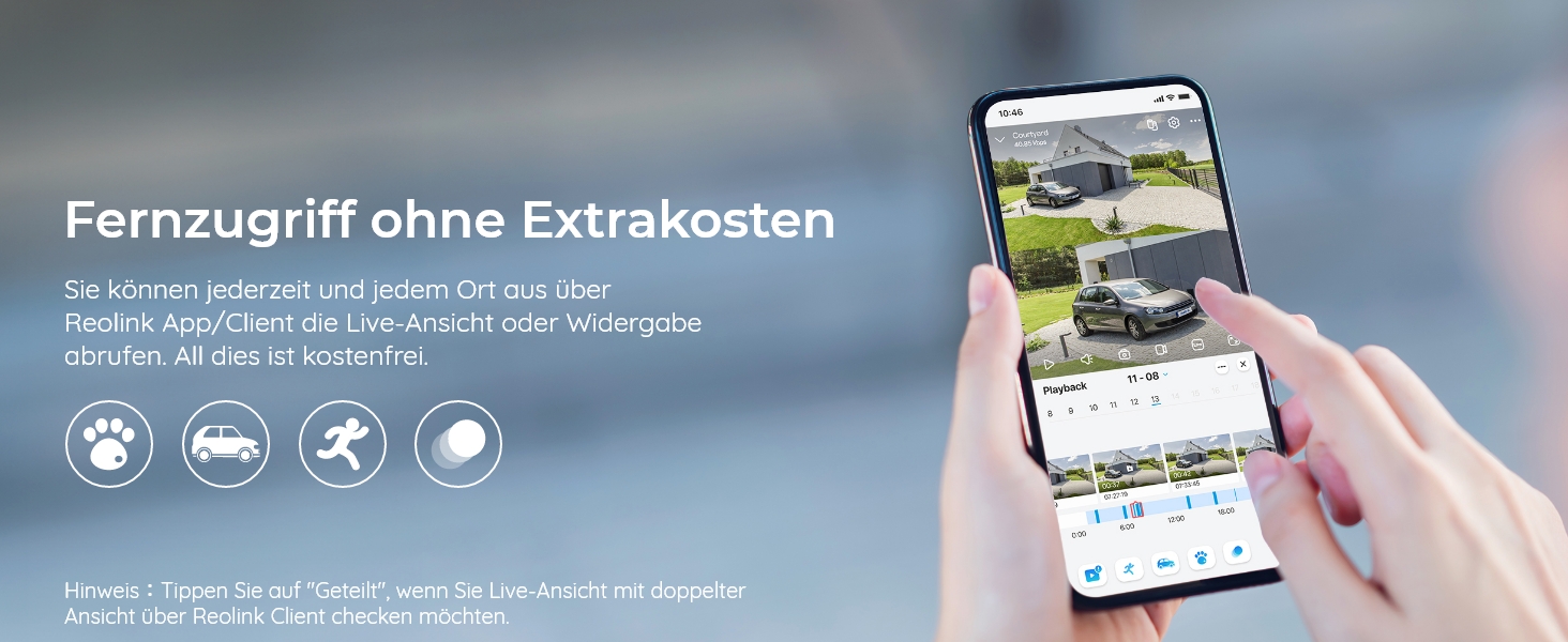 Reolink Home Hub Mini mit TrackMix WiFi PTZ-Kamera, Dual-Objektiv – Detail 6