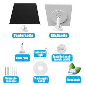 Nooukut 6-W-Solarpanel für Ring-Akkukameras – Detail 4