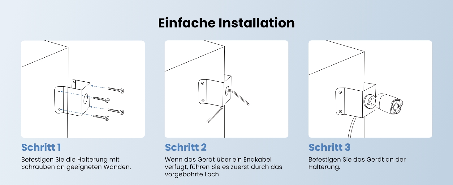 Reolink Eckmontagehalterung RLA-BKC1 aus Aluminium – Detail 3