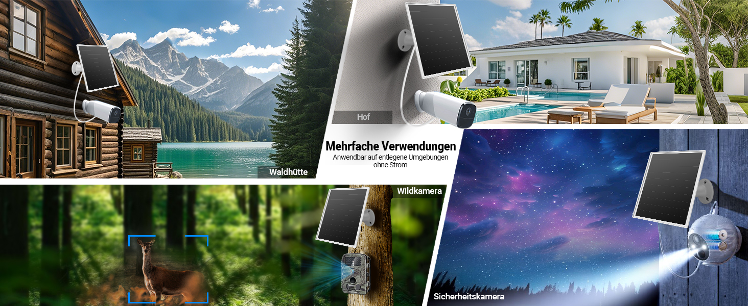 Orayafid 8W Solarpanel für Überwachungskameras – Detail 3