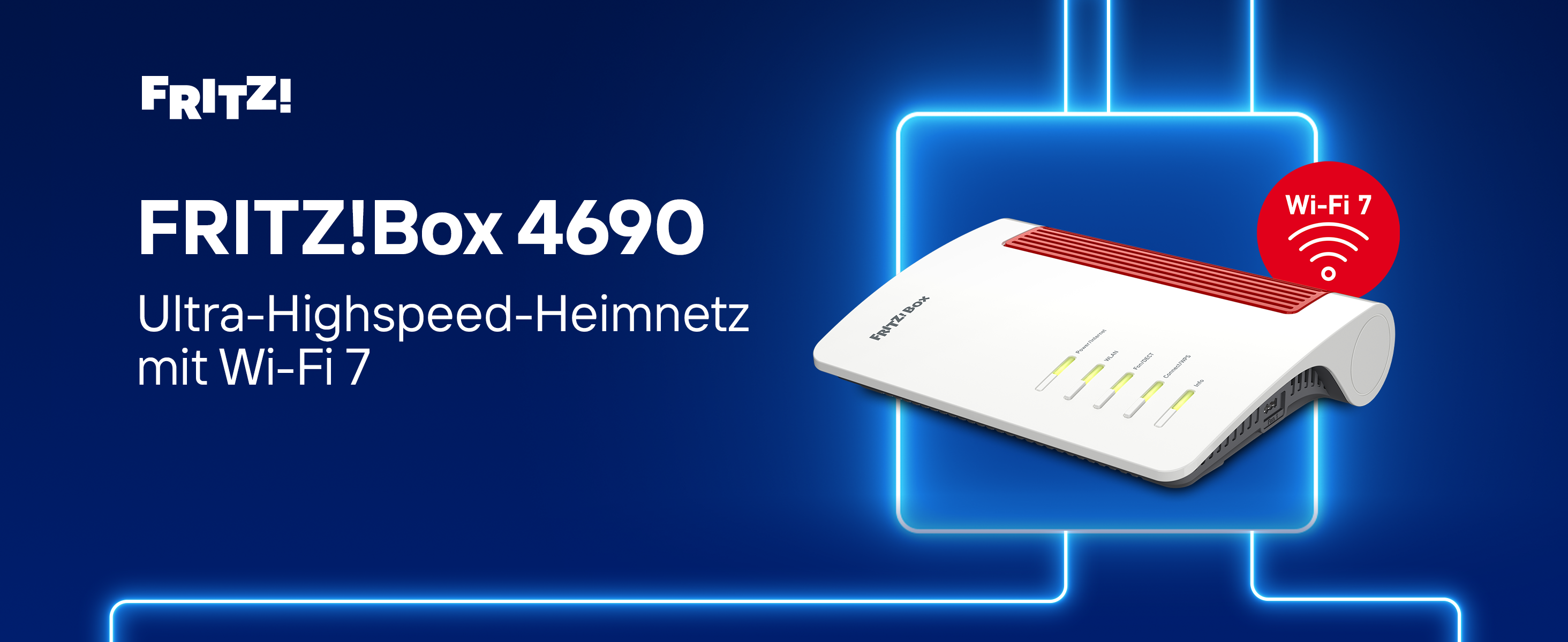 FRITZ!Box 4690 WLAN-Mesh-Router mit Wi-Fi 7 – Detail 1
