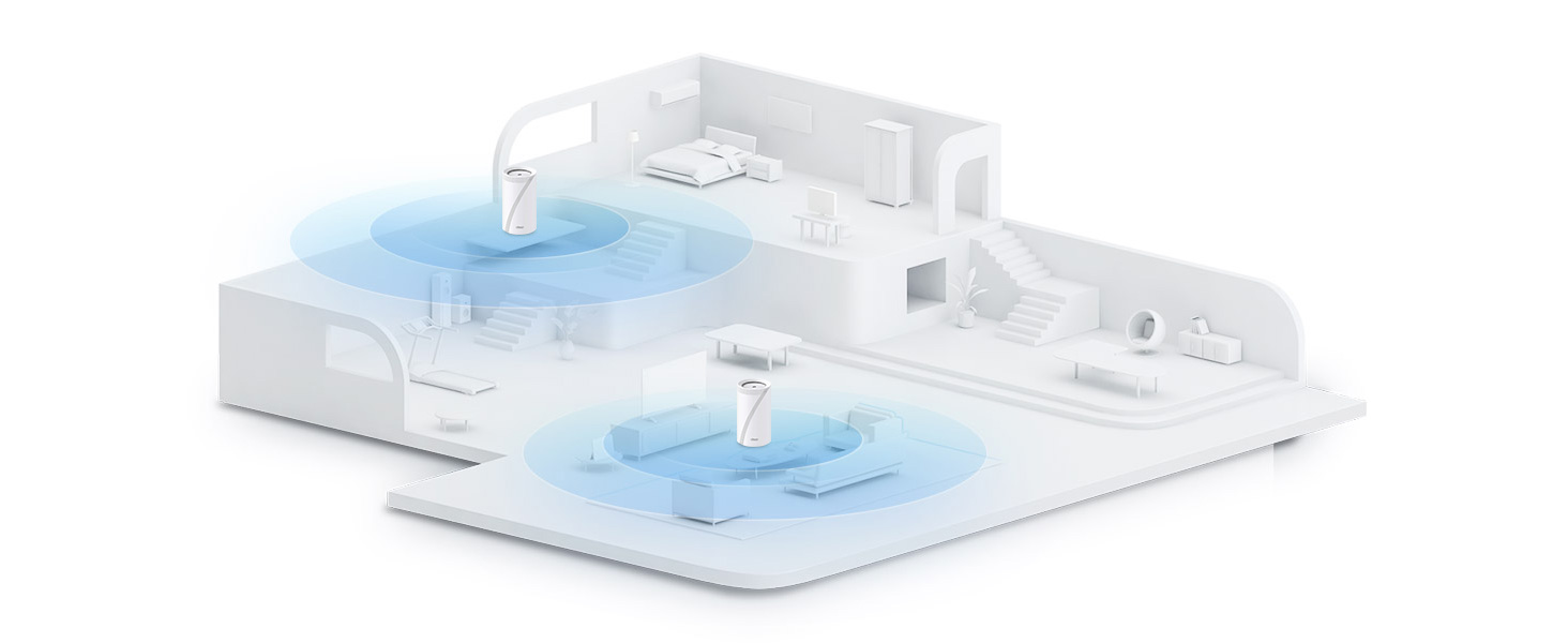 TP-Link Deco BE65 Wi-Fi 7 Mesh-System – Detail 5