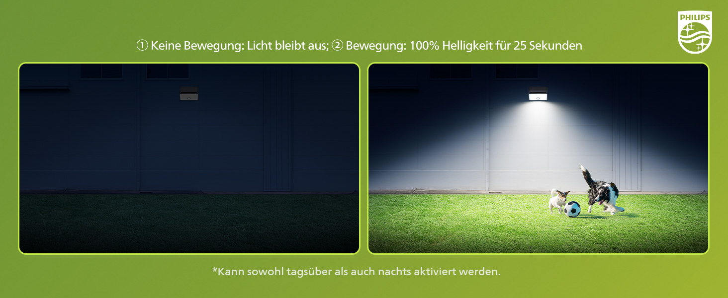 Philips Solarlampe mit 1000 lm und PIR-Bewegungsmelder – Detail 5