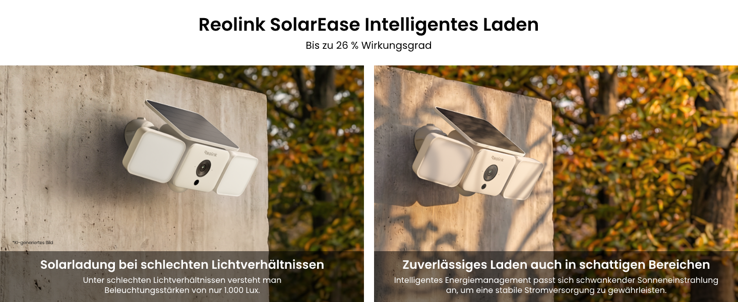 Reolink Solar Floodlight Cam 2K Flutlicht-Kamera mit Solarpanel – Detail 5