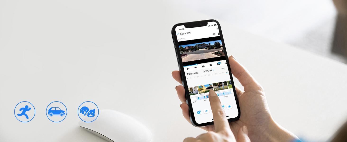 Reolink Duo 2 WiFi Dual-Objektiv Überwachungskamera Aussen – Detail 5
