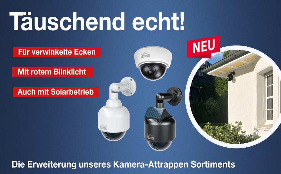 BASI KA305 Dome Kamera-Attrappe mit blinkender LED – Detail 1