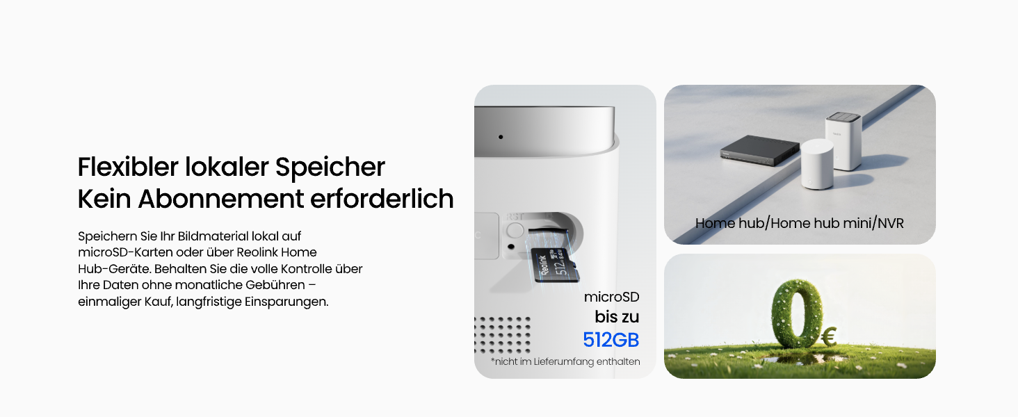 Reolink Home Hub Mini Set mit vier Argus Solar 3K Akku-Kameras – Detail 9