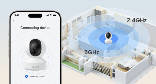 Reolink E1 Pro 3K WLAN-Innenkamera in Weiss mit Auto-Tracking – Detail 11