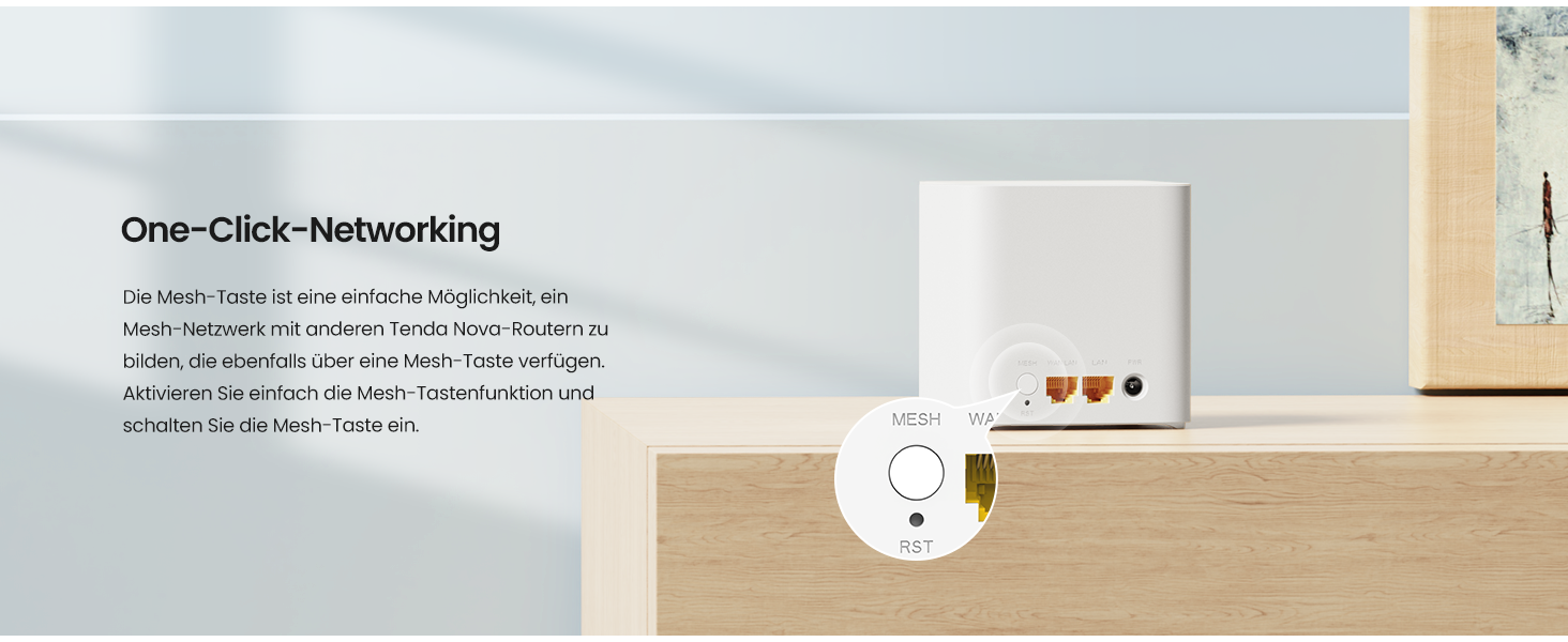 Tenda Nova MX3 Wi-Fi 6 Mesh-System 3er-Pack – Detail 6