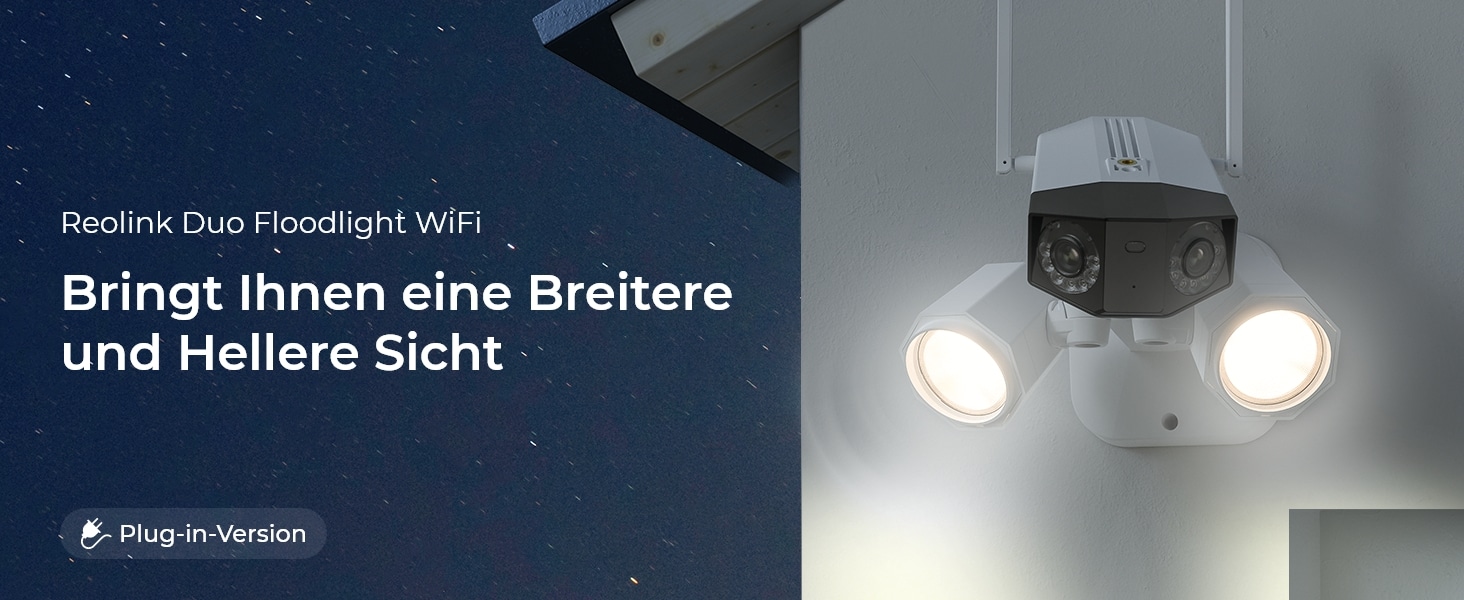Reolink Duo Floodlight WiFi Überwachungskamera mit Flutlicht und 180° Sicht – Detail 1