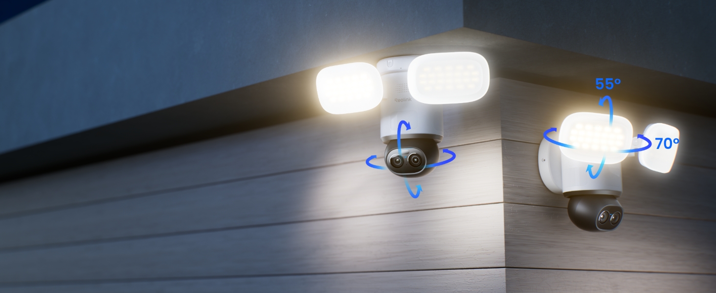 Reolink TrackFlex Floodlight WiFi 4K Aussenkamera mit Flutlicht – Detail 2