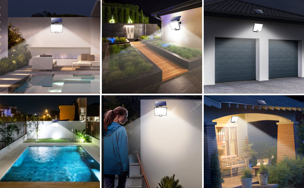 Pxwaxpy Solarleuchte mit 204 LEDs und getrenntem Solarpanel – Detail 9
