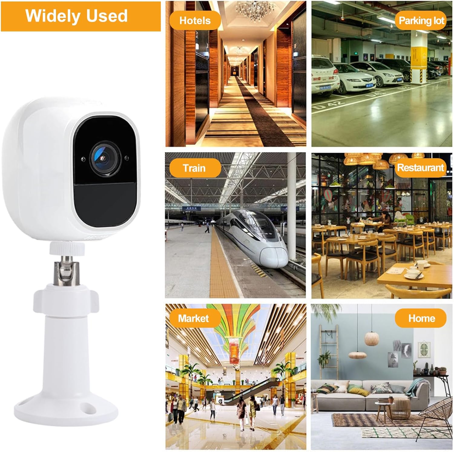 Tyeyober Wandhalterung für Ring Kamera, 360° einstellbar, 1, 2 oder 3 Stück – Detail 4