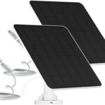 EverExceed 6W Solarpanel 5 V für Akku-Überwachungskameras, IP65, 2er-/3er-Pack – Bild 1