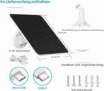 EverExceed 6W Solarpanel 5 V für Akku-Überwachungskameras, IP65, 2er-/3er-Pack – Bild 7